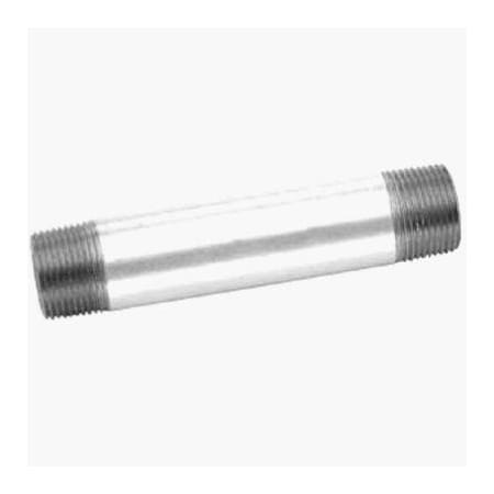 Nipple Beck 1-in MPT Galvanized Steel 8-in L Galvanized